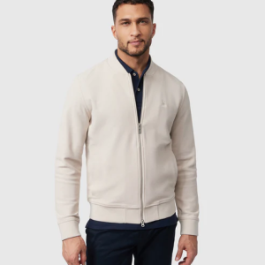 mens-white-lynbrook-knit-bomber-jacket